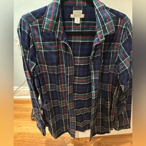 LL Bean M Reg Relaxed Fit Button Down.